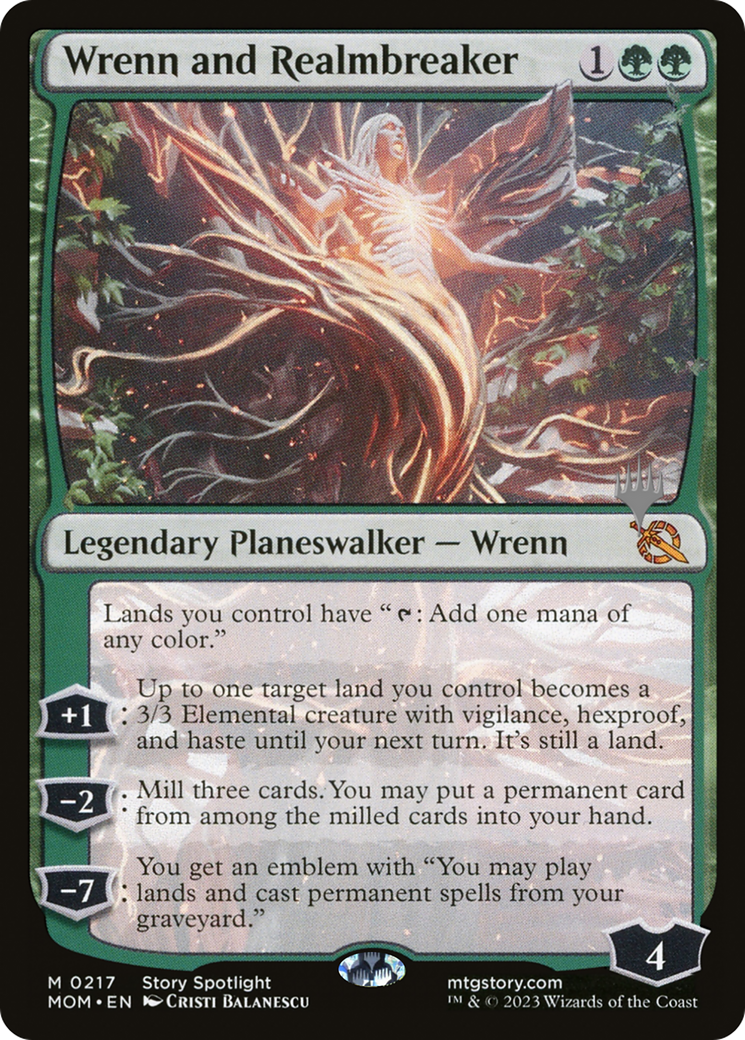Wrenn y Realmbreaker (paquete promocional) [Promociones de March of the Machine] 