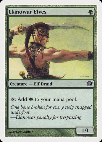 Elfos de Llanowar [Novena edición] 