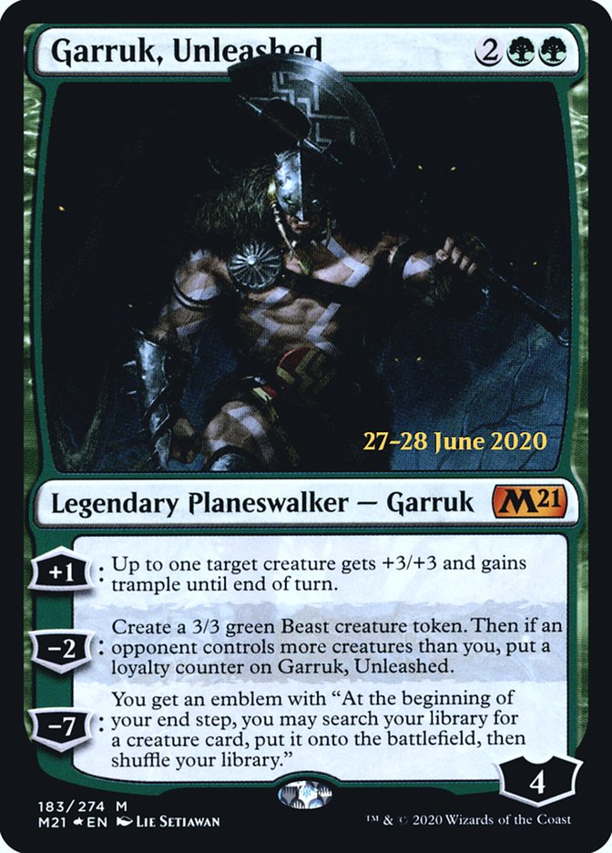 Garruk, Unleashed [Promociones de presentación de la colección principal 2021] 
