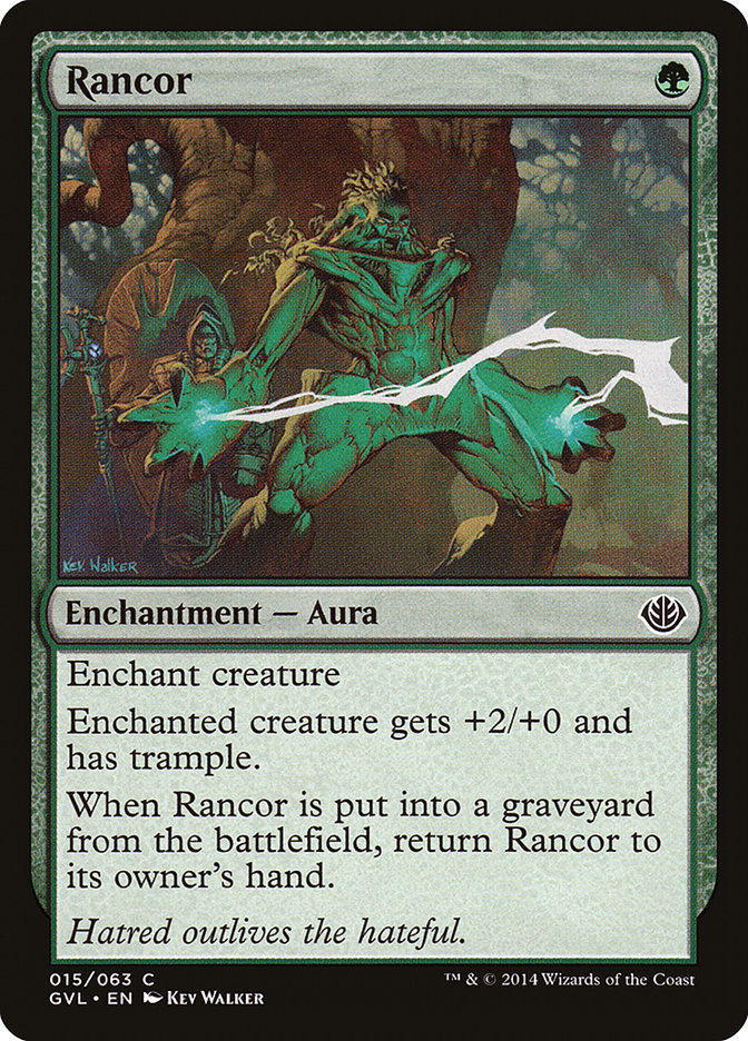 Rancor (Garruk vs. Liliana) [Antología Duel Decks] 