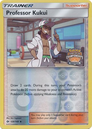 Profesor Kukui (128/149) (Promoción del campeonato regional) [Sol y luna: conjunto básico] 