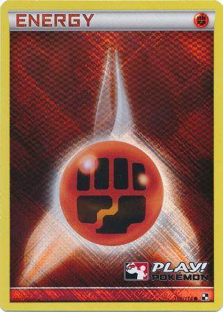 Fighting Energy (110/114) (Promoción de Play Pokemon) [Blanco y negro: Conjunto básico] 
