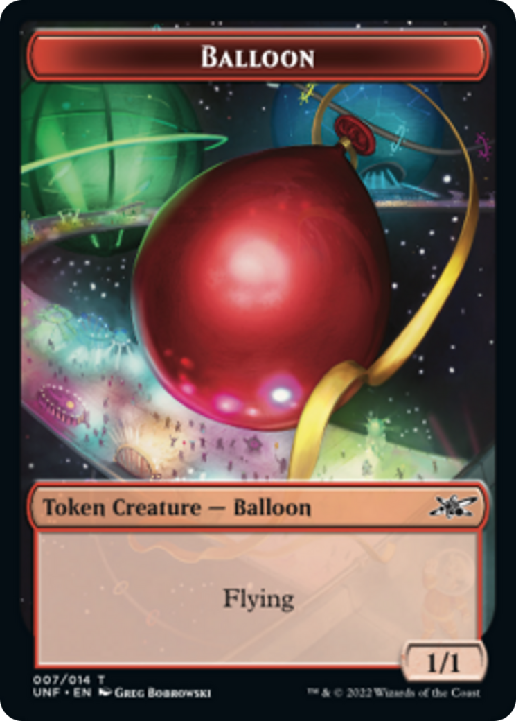Oso de peluche // Ficha de globo de doble cara [Tokens Unfinity] 
