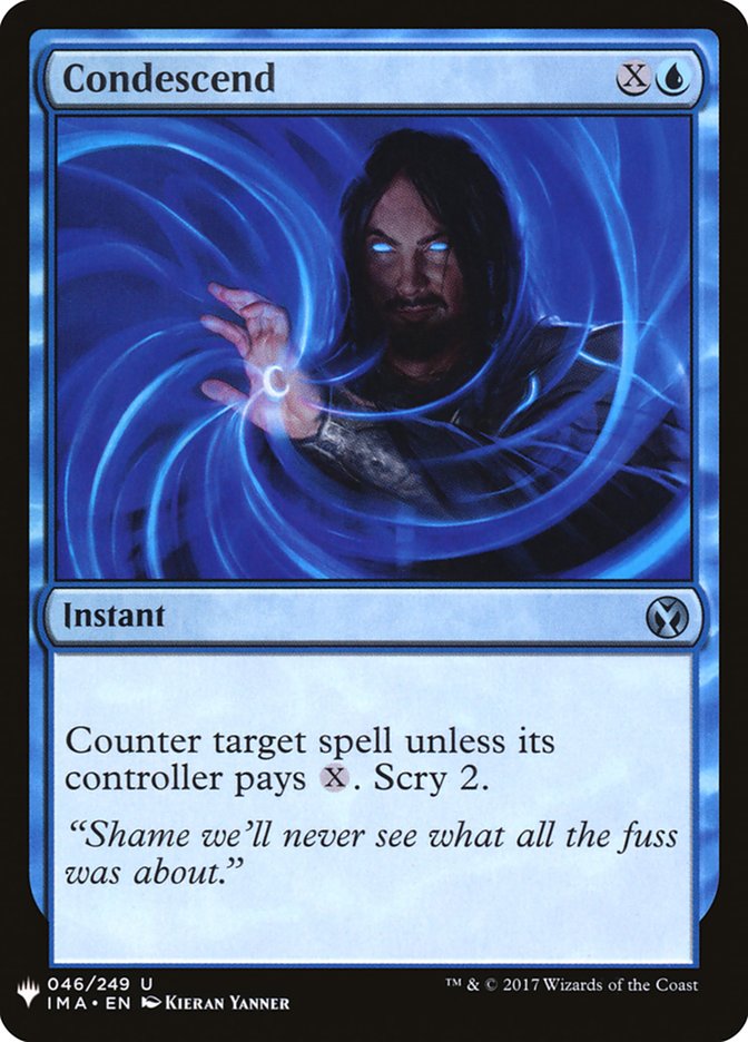 Condescender [Refuerzo misterioso] 