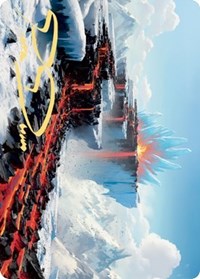 Tarjeta de arte Surtland Frostpyre (firma estampada en oro) [Serie de arte Kaldheim] 