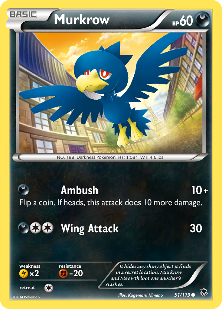 Murkrow (51/119) [XY: Fuerzas fantasmas] 