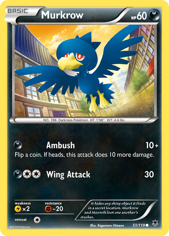 Murkrow (51/119) [XY: Fuerzas fantasmas] 
