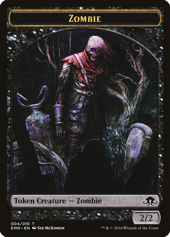 Ficha Zombi (004/010) [Fichas Luna Sobrenatural] 