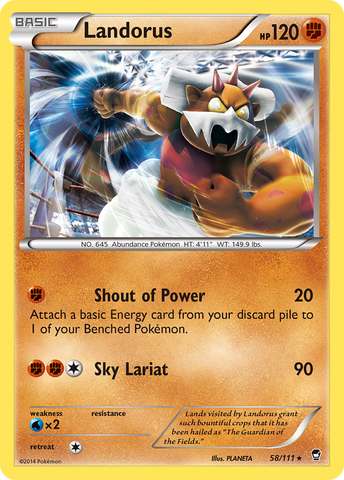 Landorus (58/111) [XY: Puños furiosos] 