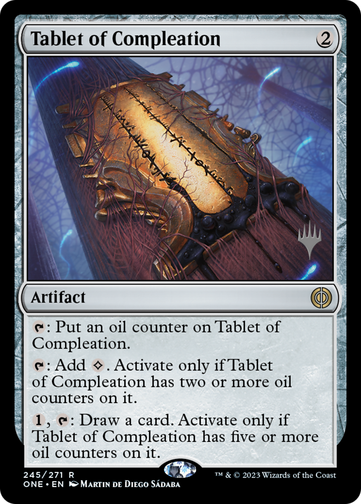 Tableta de finalización (paquete promocional) [Phyrexia: Promociones All Will Be One] 