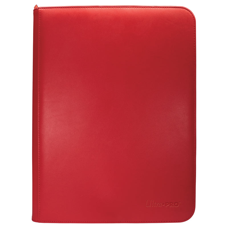 Ultra PRO: Carpeta PRO de 9 bolsillos con cremallera - Vivid (rojo) 