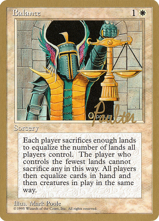 Balance (Preston Poulter) [Conjunto de coleccionista Pro Tour] 