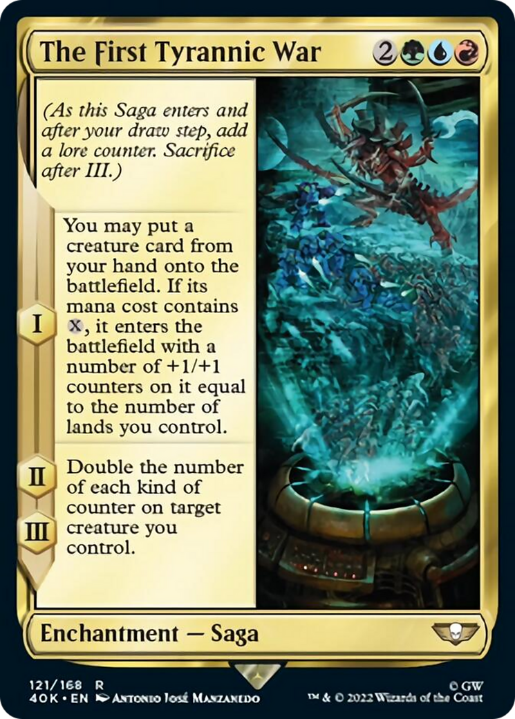 La Primera Guerra Tiránica (Surge Foil) [Warhammer 40,000] 