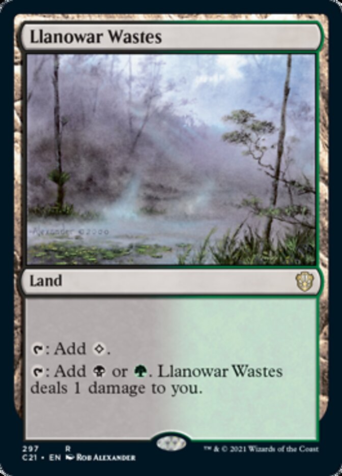 Páramos de Llanowar [Comandante 2021] 