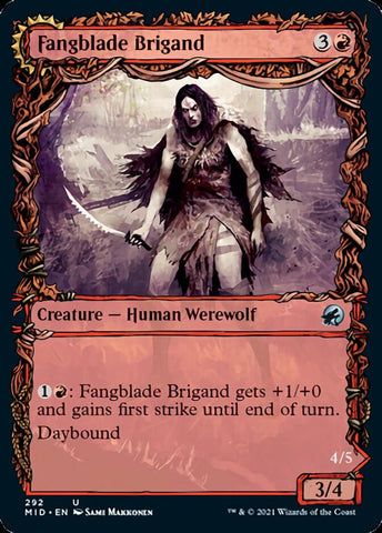 Fangblade Brigand // Fangblade Eviscerator (Equinoccio de exhibición) [Innistrad: Midnight Hunt] 
