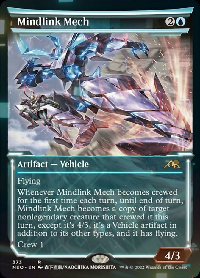Mindlink Mech (Showcase Soft Glow) [Kamigawa: Dinastía de neón] 