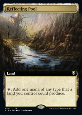 Piscina reflectante (arte extendido) [Commander Legends: Battle for Baldur's Gate] 