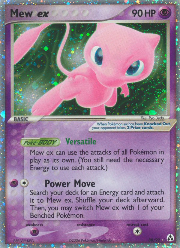 Mew ex (88/92) [EX: Creador de leyendas] 