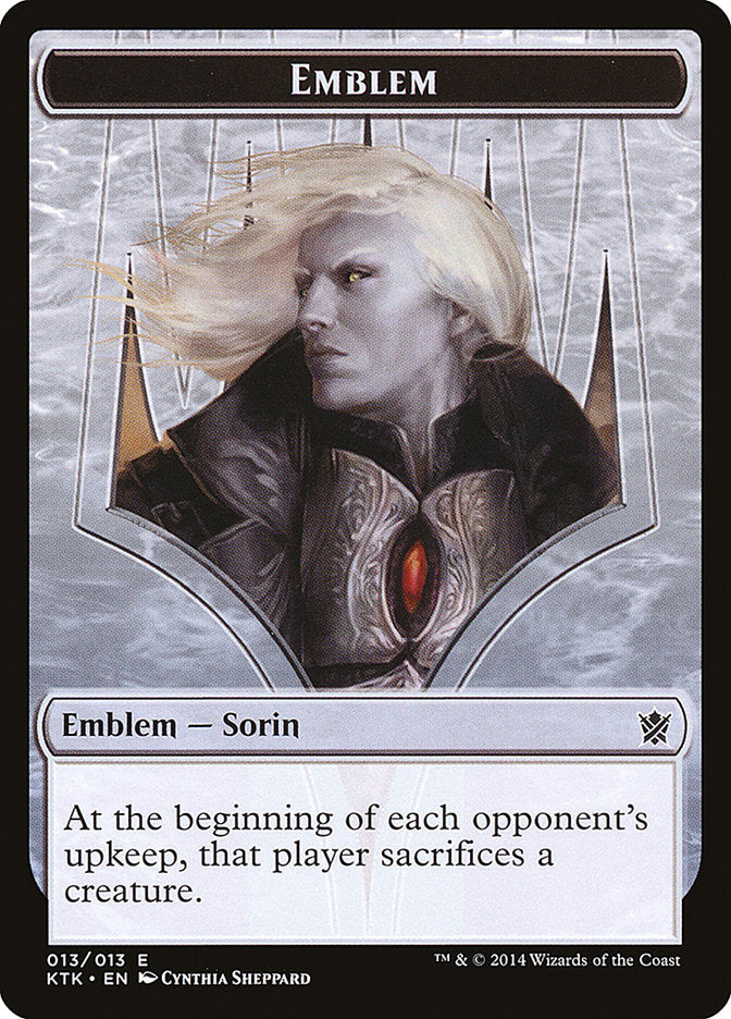 Sorin, emblema de visitante solemne [Fichas de Khans de Tarkir] 