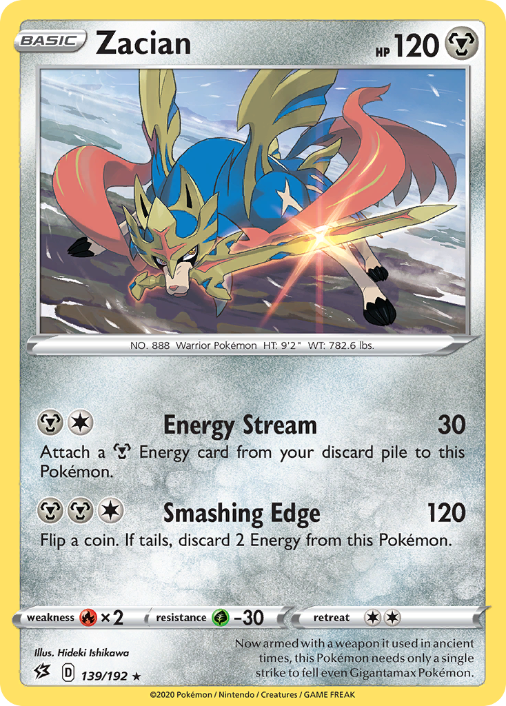 Zacian (139/192) [Espada y escudo: Choque rebelde] 