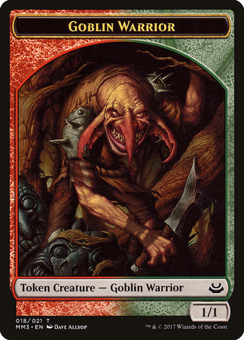 Ficha de guerrero duende [Fichas de Modern Masters 2017] 