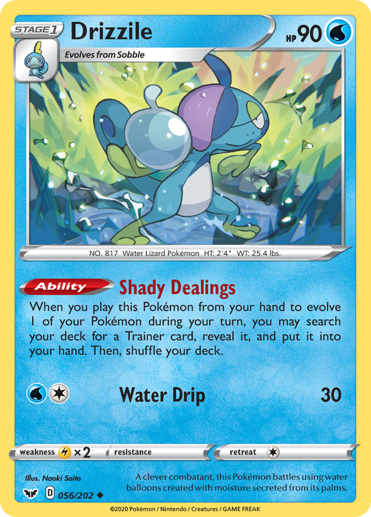 Drizzile (056/202) [Espada y escudo: conjunto básico] 