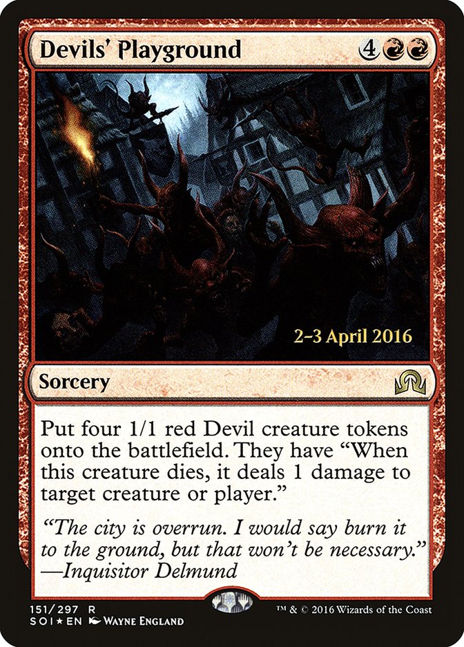 Devils' Playground [Promociones de presentación de Sombras sobre Innistrad] 