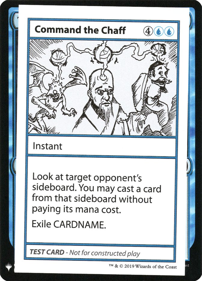 Comanda la paja [Tarjetas de prueba de juego Mystery Booster] 