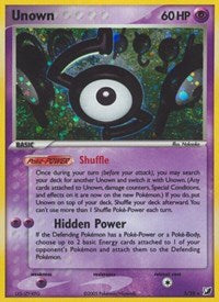Unown (S) (S/28) [EX: Fuerzas invisibles] 