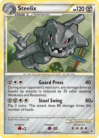 Steelix (24/95) (Exclusivo de la baraja temática) [HeartGold y SoulSilver: Unleashed] 