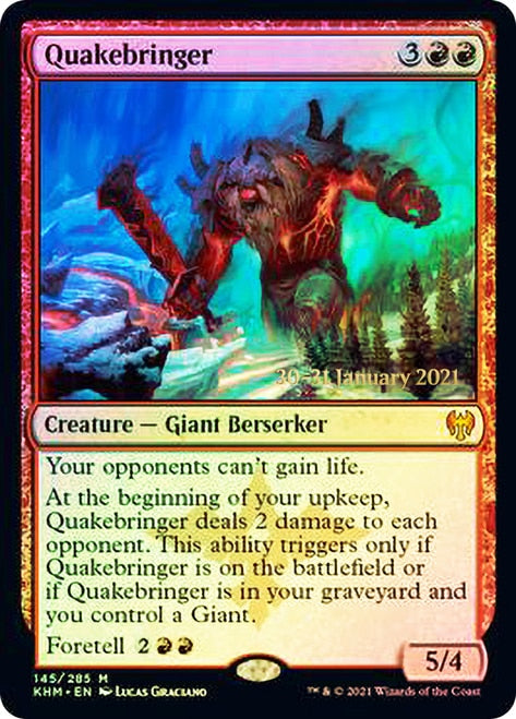 Quakebringer [Promociones de presentación de Kaldheim] 
