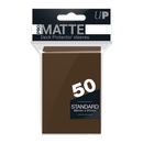 Ultra PRO: Standard 50ct Sleeves - PRO-Matte (Brown)