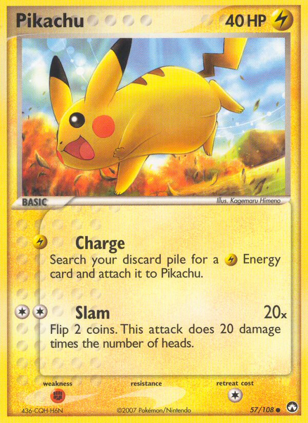 Pikachu (57/108) [EX: Guardianes del poder] 
