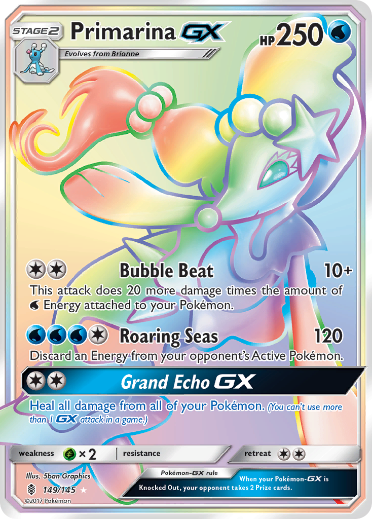 Primarina GX (149/145) [Sol y Luna: Guardianes en ascenso] 