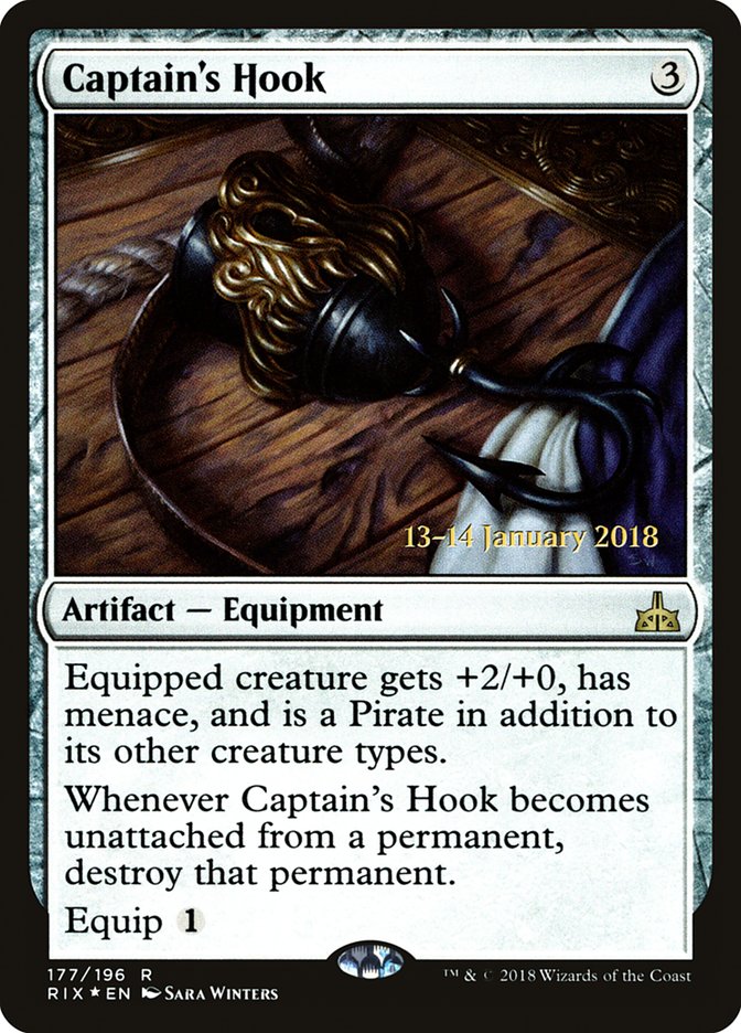 Garfio del Capitán [Promociones de presentación de Rivales de Ixalan] 