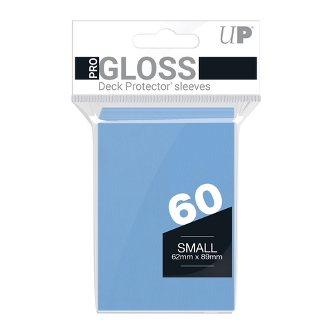 Ultra PRO: Fundas pequeñas de 60 ct - PRO-Gloss (Azul claro) 