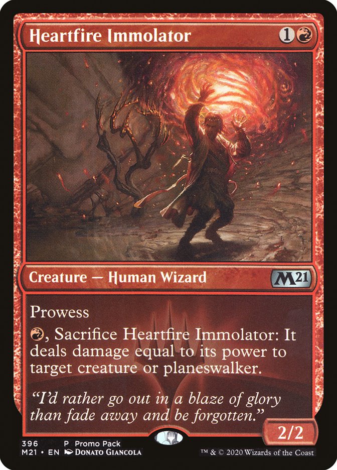 Heartfire Immolator (paquete promocional) [Promociones de la colección básica 2021] 