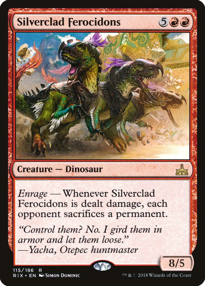 Ferocidons revestidos de plata [Rivales de Ixalan] 