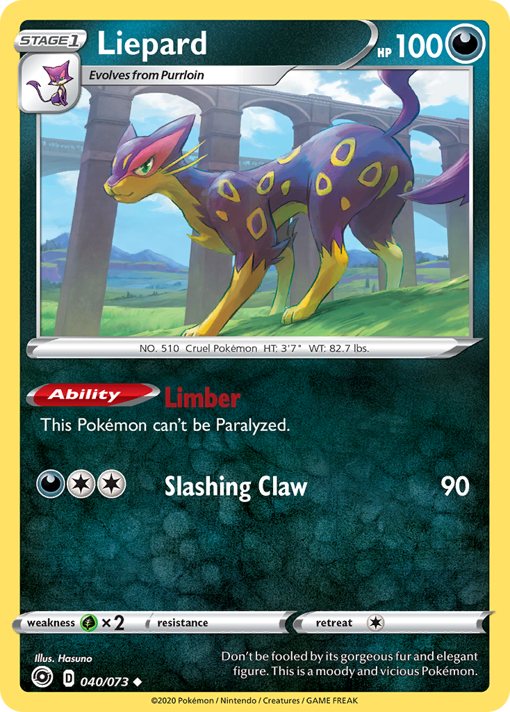 Liepard (040/073) [Espada y escudo: Camino del campeón] 