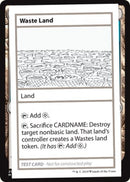Waste Land (edición 2021) [Tarjetas de prueba de juego Mystery Booster] 