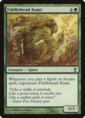 Fiddlehead Kami [Salvadores de Kamigawa] 