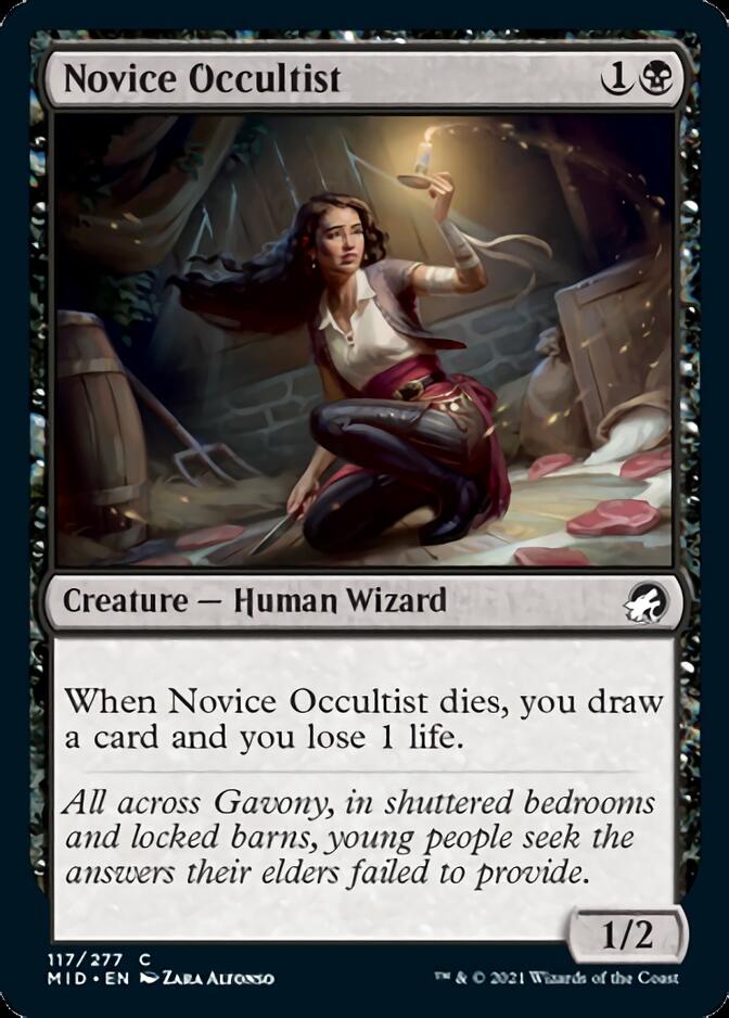 Ocultista novato [Innistrad: Caza de medianoche] 