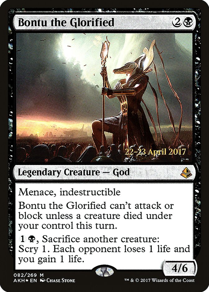 Bontu el Glorificado [Promociones de presentación de Amonkhet] 