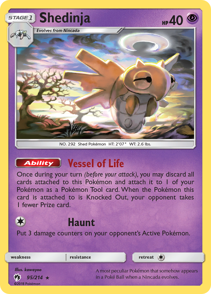 Shedinja (95/214) [Sol y Luna: Trueno perdido] 
