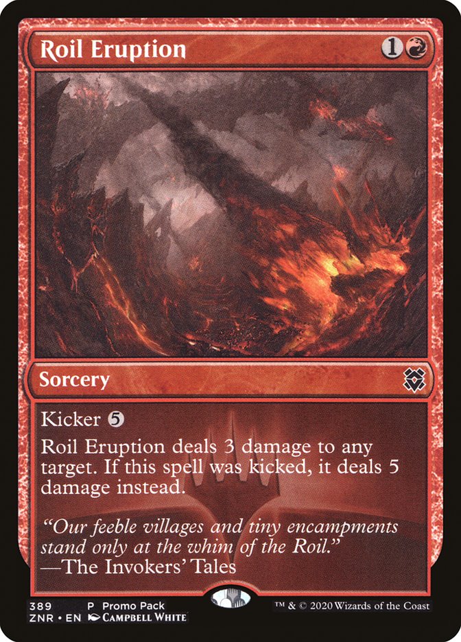 Erupción de agitación (paquete promocional) [Promociones de Zendikar Rising] 