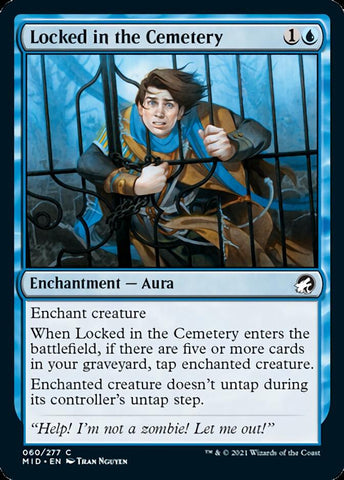 Encerrado en el cementerio [Innistrad: Caza de medianoche] 