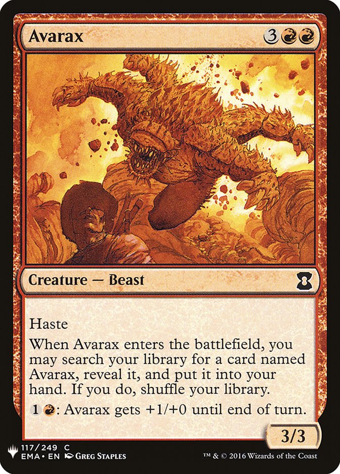 Avarax [potenciador misterioso] 
