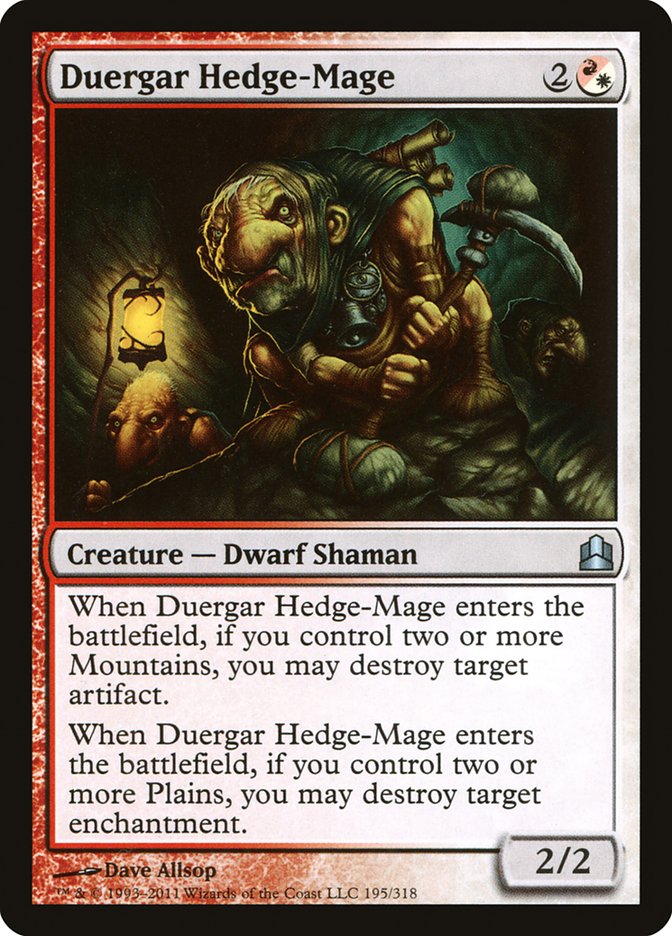 Duergar Hedge-Mage [Comandante 2011] 
