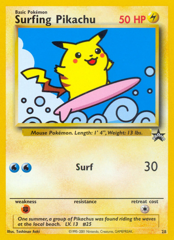 Surfeando a Pikachu (28) [Magos de la Costa: Black Star Promos] 
