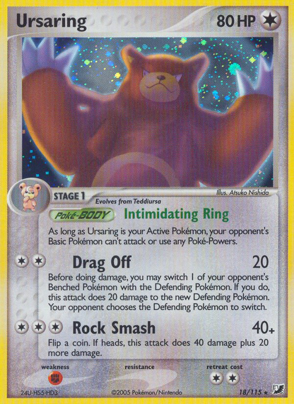 Ursaring (18/115) [EX: Fuerzas invisibles] 